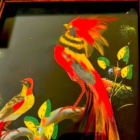 Art~Mexican Feathercraft / Collectible Folk Art / Vintage - Picture 2 of 9